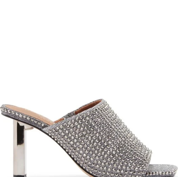 Kurt Geiger Silver Embellished Women's Mules - Picture 4 of 6